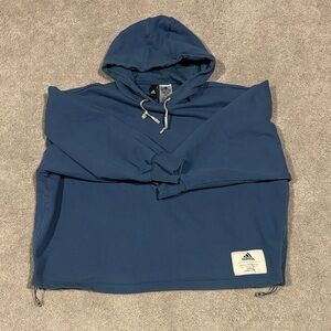 Adidas Men's Deep Blue Hoodie